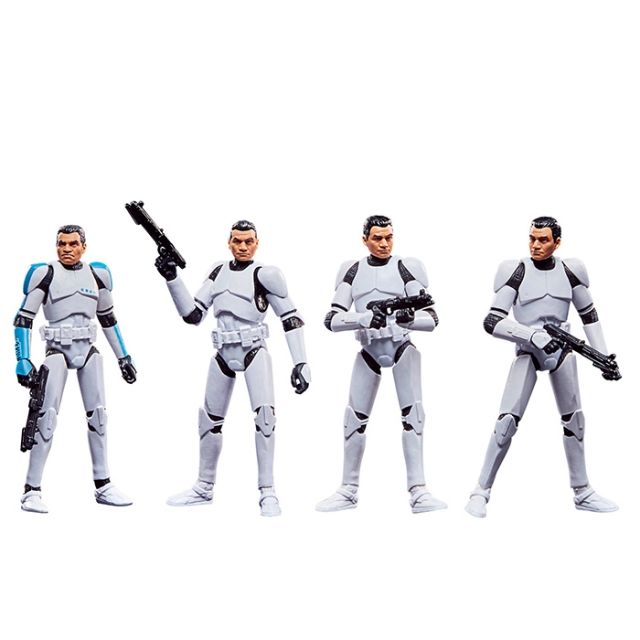 Phase I Clone Trooper 4 Pack | Star Wars: The Clone Wars | Star Wars The Vintage Collection