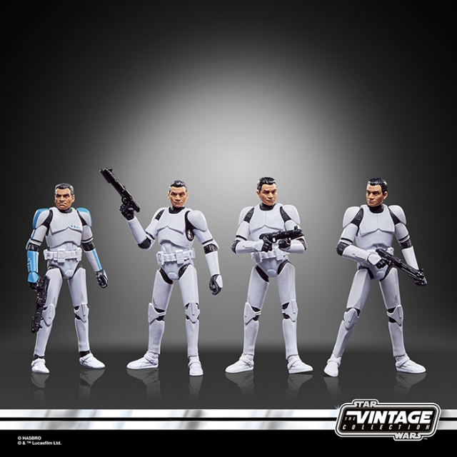 Phase I Clone Trooper 4 Pack | Star Wars: The Clone Wars | Star Wars The Vintage Collection