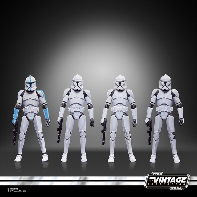 Phase I Clone Trooper 4 Pack | Star Wars: The Clone Wars | Star Wars The Vintage Collection