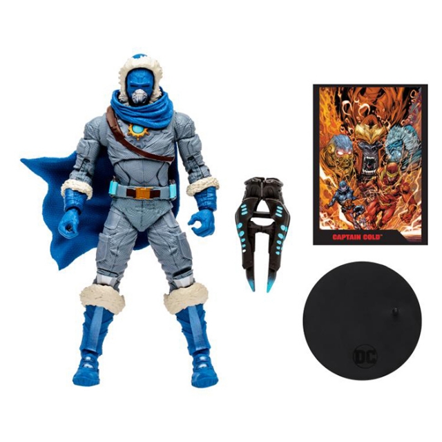 Captain Cold 7-inch Scale with The Flash Comic Book | Page Punchers | McFarlane Toys