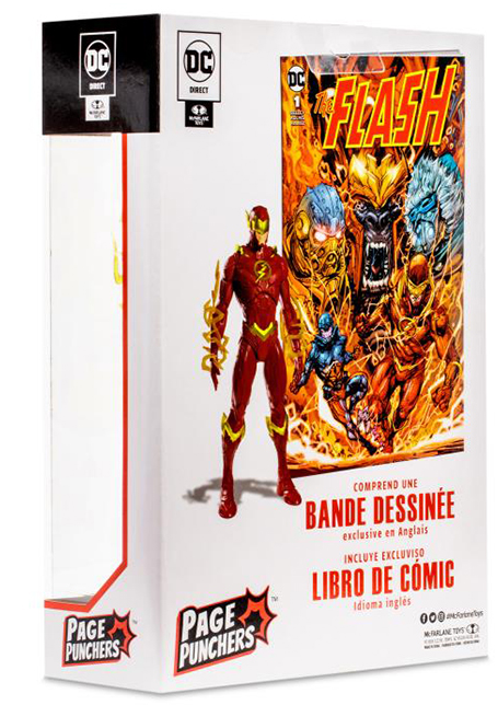 Barry Allen 7-inch Scale with The Flash Comic Book | Page Punchers | McFarlane Toys