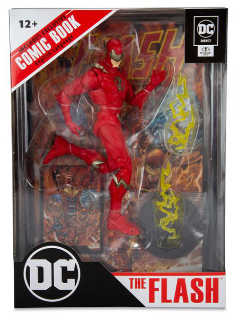 Barry Allen 7-inch Scale with The Flash Comic Book | Page Punchers | McFarlane Toys