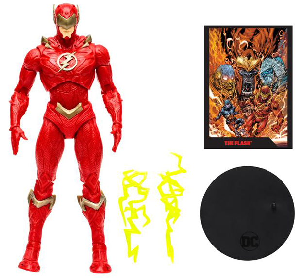 Barry Allen 7-inch Scale with The Flash Comic Book | Page Punchers | McFarlane Toys