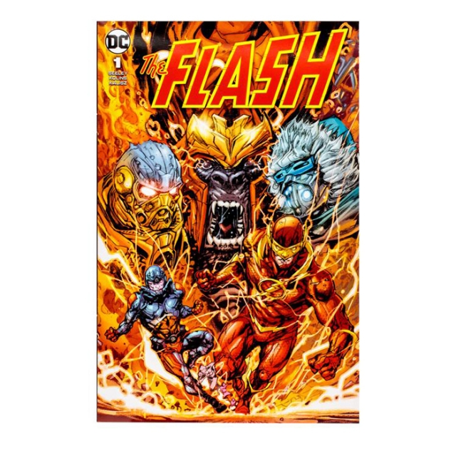 Heatwave 7-inch Scale with The Flash Comic Book | Page Punchers | McFarlane Toys