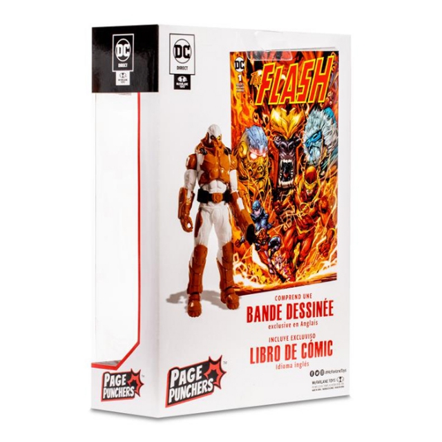 Heatwave 7-inch Scale with The Flash Comic Book | Page Punchers | McFarlane Toys