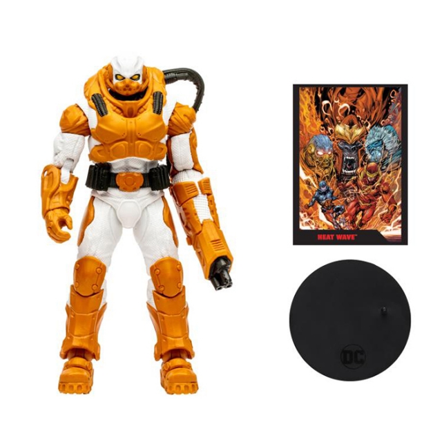 Heatwave 7-inch Scale with The Flash Comic Book | Page Punchers | McFarlane Toys