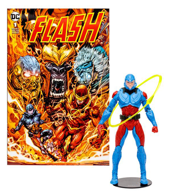 The Atom 7-inch scale with The Flash Comic Book | Page Punchers | McFarlane Toys