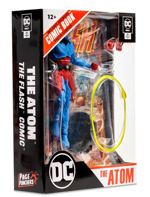 The Atom 7-inch scale with The Flash Comic Book | Page Punchers | McFarlane Toys