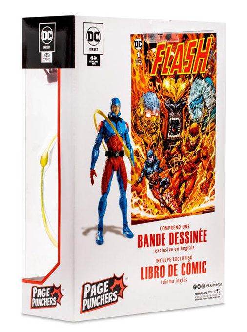 The Atom 7-inch scale with The Flash Comic Book | Page Punchers | McFarlane Toys