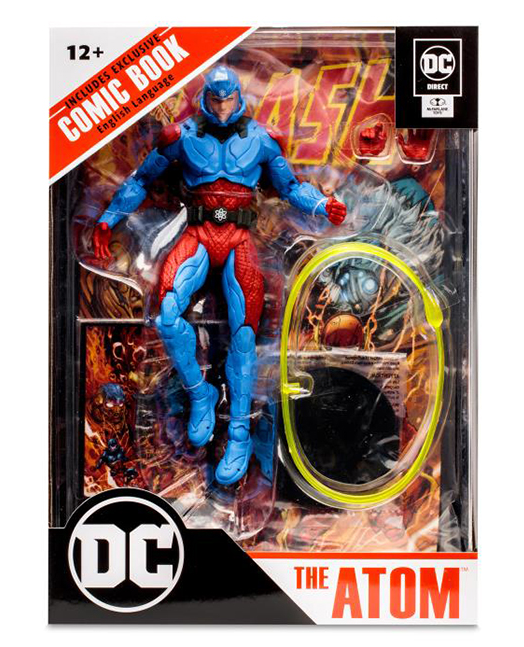 The Atom 7-inch scale with The Flash Comic Book | Page Punchers | McFarlane Toys