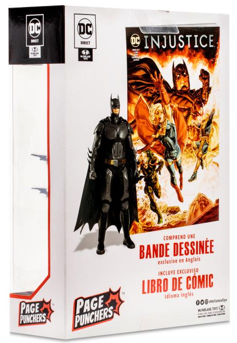Batman Bruce Wayne 7-inch Scale with Injustice 2 Comic Book | Page Punchers | McFarlane Toys