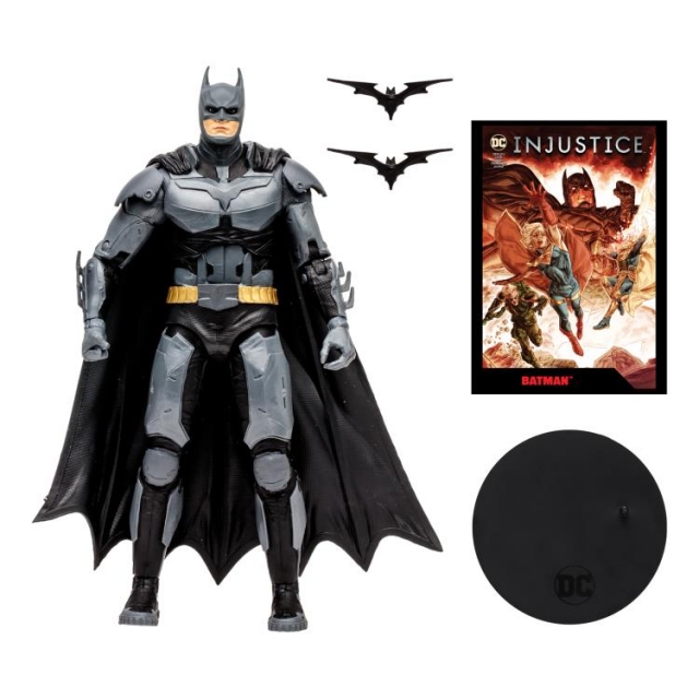 Batman Bruce Wayne 7-inch Scale with Injustice 2 Comic Book | Page Punchers | McFarlane Toys