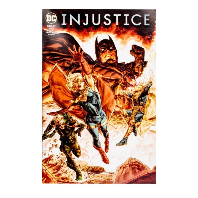 Batman Bruce Wayne 7-inch Scale with Injustice 2 Comic Book | Page Punchers | McFarlane Toys