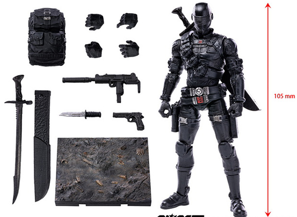 Snake Eyes 1/18 Scale Exquisite Mini | G.I. Joe | Hiya Toys