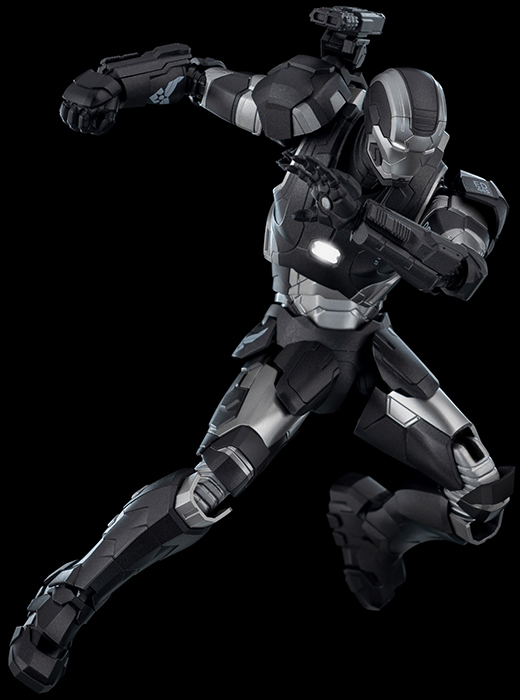 War Machine Mark 2 DLX Collectible Figure | Threezero Avengers: Infinity Saga DLX