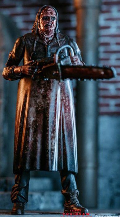 Leatherface Bloody Version 1/18 Scale PX Previews Exclusive | Texas Chainsaw Massacre (2022) | Hiya Toys