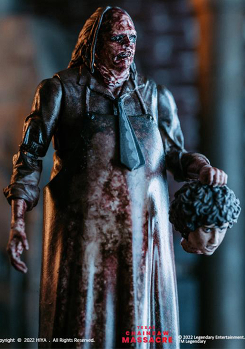 Leatherface Bloody Version 1/18 Scale PX Previews Exclusive | Texas Chainsaw Massacre (2022) | Hiya Toys