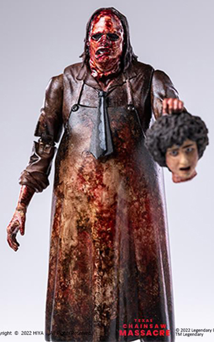 Leatherface Bloody Version 1/18 Scale PX Previews Exclusive | Texas Chainsaw Massacre (2022) | Hiya Toys