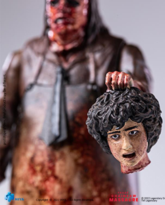 Leatherface Bloody Version 1/18 Scale PX Previews Exclusive | Texas Chainsaw Massacre (2022) | Hiya Toys