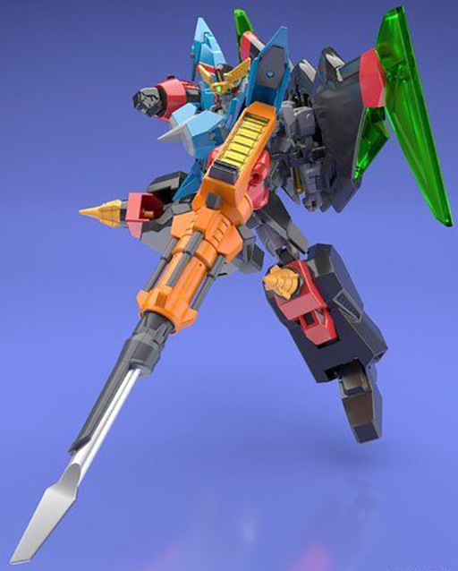 GaoFaiGar Super Mini-Pla Model Kit | The King of Braves GaoGaiGar Final | Bandai Spirits