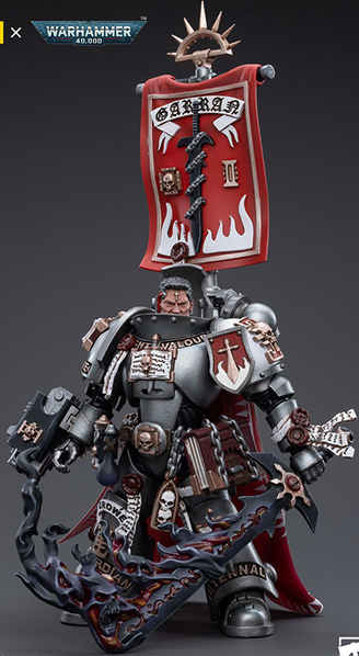 Grey Knights Castellan Crowe 1/18 Scale | Warhammer 40K | Joy Toy