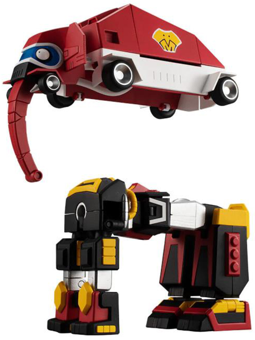 Tokkyu Mammoth SP Set Model Kit | Time Bokan Series Gyakuten! Ippatsuman | Bandai Spirits SMP