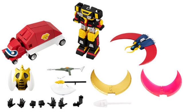 Tokkyu Mammoth SP Set Model Kit | Time Bokan Series Gyakuten! Ippatsuman | Bandai Spirits SMP