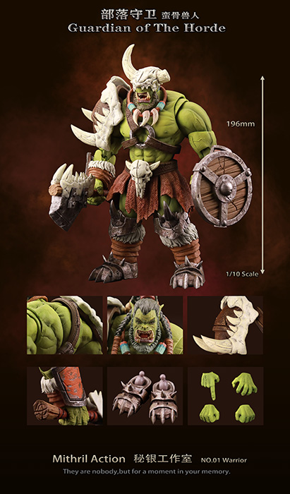No.01 Warrior Guardian Of The Horde 1/10 Scale | World of Warcraft | Mithril Action