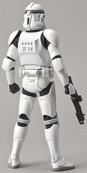 Clone Trooper 1/12 Scale Model Kit | Star Wars: Episode II Attack Of The Clones | Bandai Spirits 