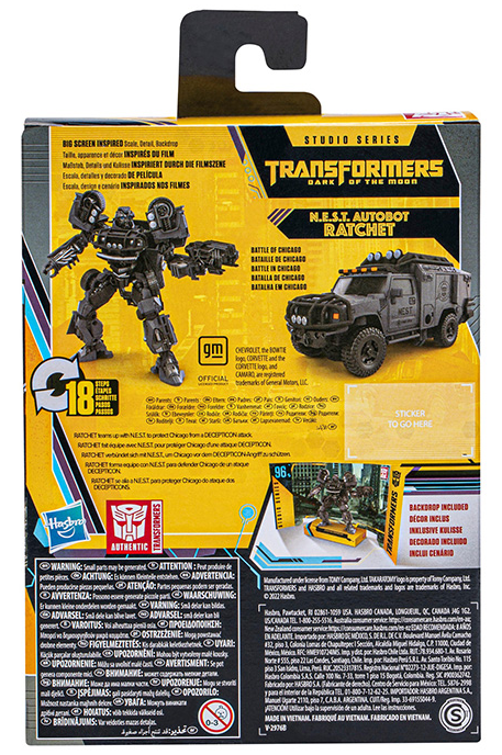 96BB N.E.S.T. Autobot Ratchet Deluxe Class | Transformers Generations Buzzworthy Bumblebee