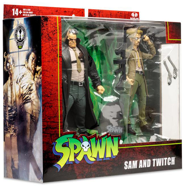 Sam and Twitch Deluxe 7-inch Scale Two-Pack | Spawn's Universe | McFarlane Toys