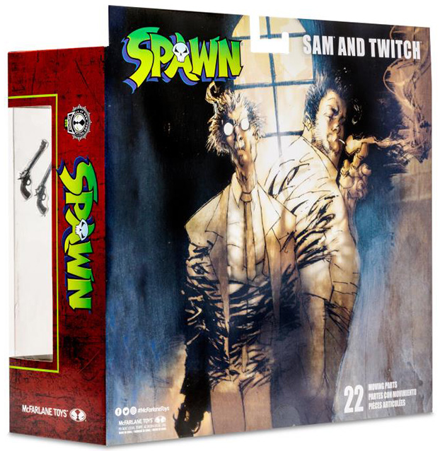 Sam and Twitch Deluxe 7-inch Scale Two-Pack | Spawn's Universe | McFarlane Toys