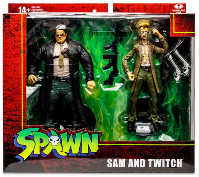 Sam and Twitch Deluxe 7-inch Scale Two-Pack | Spawn's Universe | McFarlane Toys