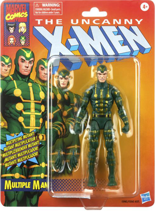 Multiple Man 6-Inch Scale | Marvel Legends Retro Collection | The Uncanny X-Men