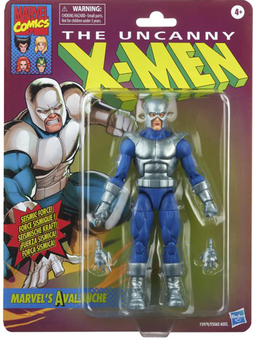 Marvel's Avalanche 6-Inch Scale | Marvel Legends Retro Collection | The Uncanny X-Men
