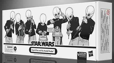Figrin Dâ€™an and the Modal Nodes 3.75-Inch Scale | Star Wars: A New Hope | Star Wars The Vintage Collection