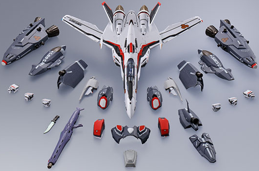 VF-25F Messiah Valkyrie Alto Saotome Machine Revival Version DX Chogokin | Macross Frontier | Bandai Spirits