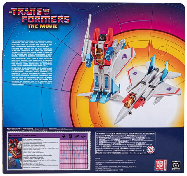 Transformers G1 Starscream | Transformers G1 Reissues