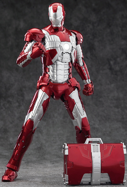 Iron Man Mark V Deluxe 1/9 Scale Model Kit | Iron Man 2 | E-Model