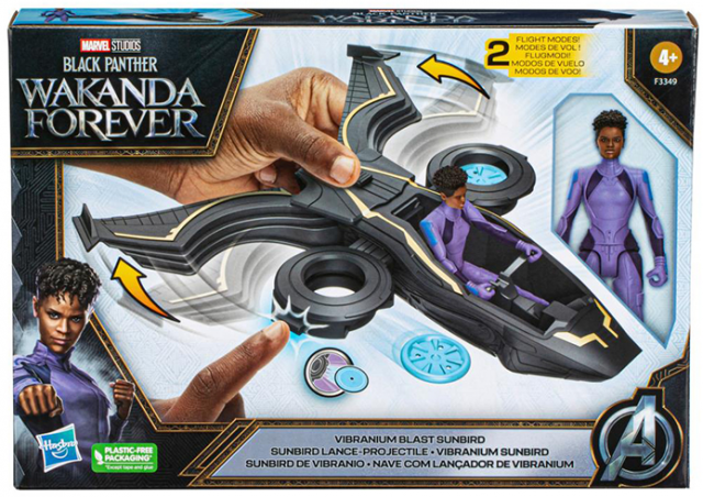 Vibranium Blast Sunbird with Shuri 6-Inch Scale | Black Panther: Wakanda Forever | Hasbro