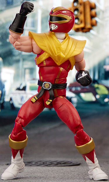 Morphed Ken Soaring Falcon Ranger 6-inch Scale Lightning Collection | Power Rangers x Street Fighter | Hasbro