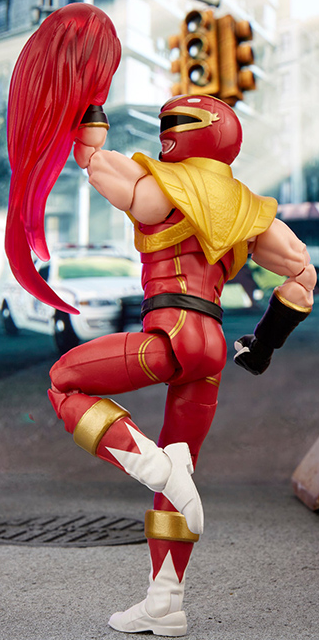 Morphed Ken Soaring Falcon Ranger 6-inch Scale Lightning Collection | Power Rangers x Street Fighter | Hasbro