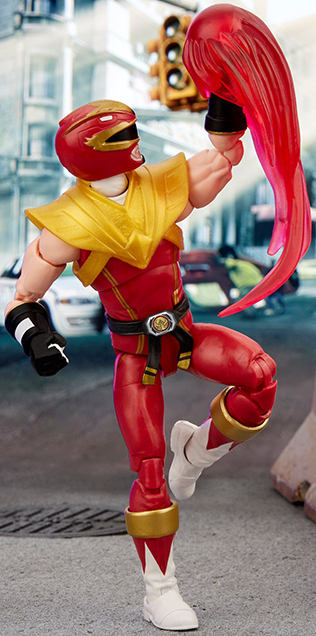 Morphed Ken Soaring Falcon Ranger 6-inch Scale Lightning Collection | Power Rangers x Street Fighter | Hasbro
