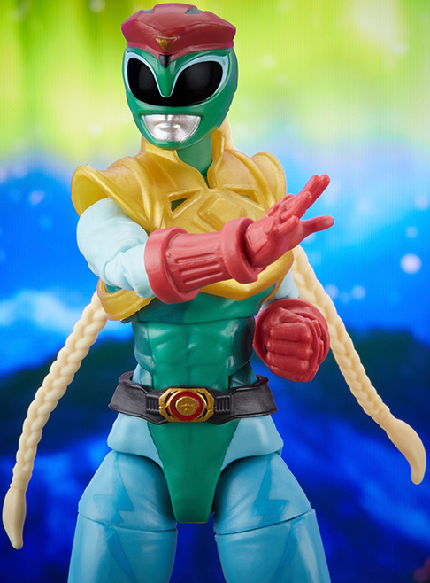 Morphed Cammy Stinging Crane Ranger 6-inch Scale Lightning Collection | Power Rangers x Street Fighter | Hasbro