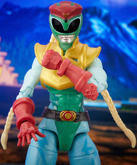 Morphed Cammy Stinging Crane Ranger 6-inch Scale Lightning Collection | Power Rangers x Street Fighter | Hasbro