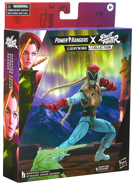 Morphed Cammy Stinging Crane Ranger 6-inch Scale Lightning Collection | Power Rangers x Street Fighter | Hasbro