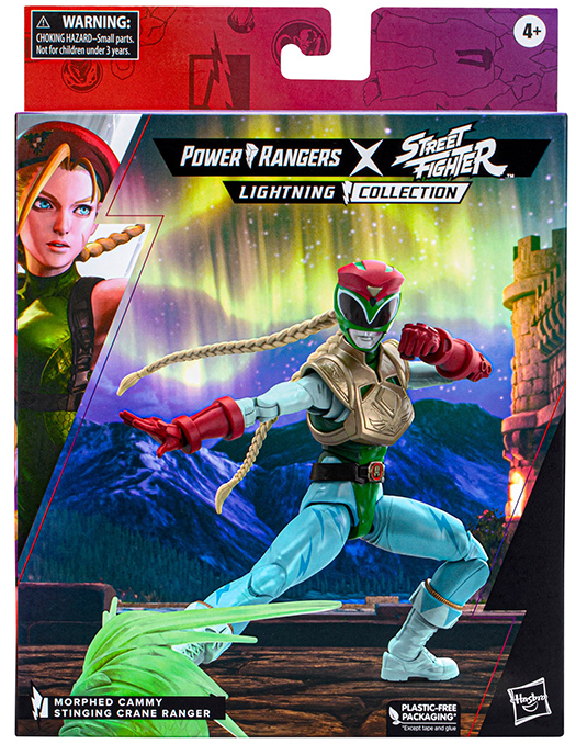 Morphed Cammy Stinging Crane Ranger 6-inch Scale Lightning Collection | Power Rangers x Street Fighter | Hasbro