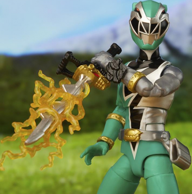 Green Ranger 6-inch Scale Lightning Collection | Power Rangers Dino Fury | Hasbro