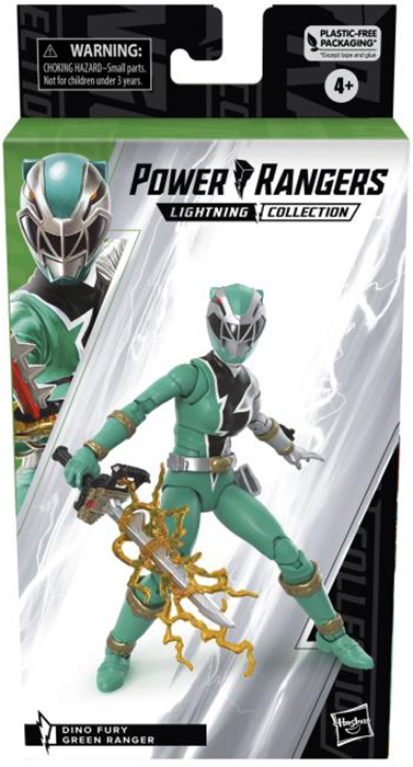Green Ranger 6-inch Scale Lightning Collection | Power Rangers Dino Fury | Hasbro