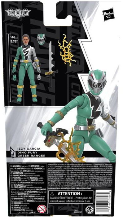 Green Ranger 6-inch Scale Lightning Collection | Power Rangers Dino Fury | Hasbro